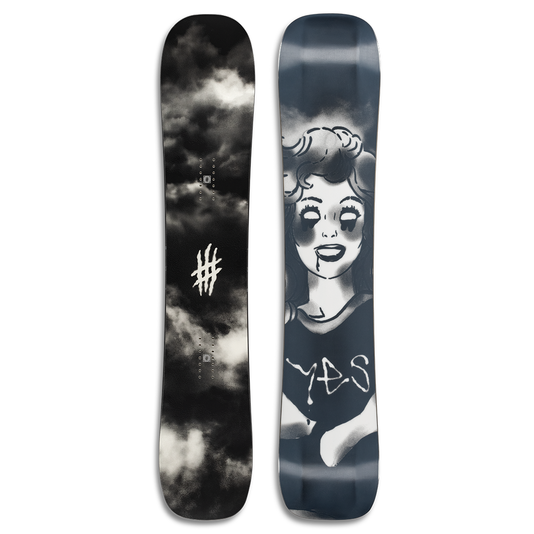 YES SHIFTER 2025 SNOWBOARD PREORDER PLUS FREE YES X BALLISTYX HOODIE!