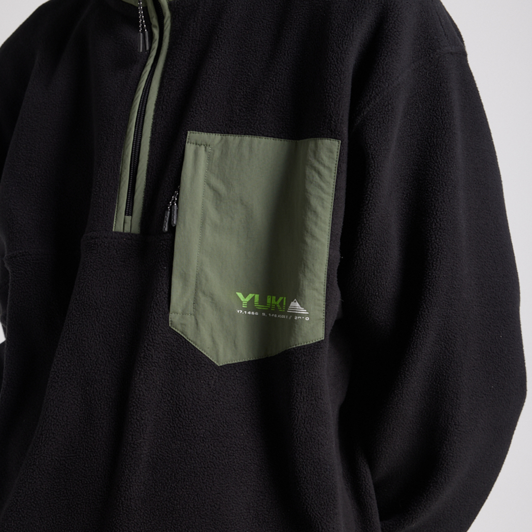 Yuki Threads Monte Fleece – Black