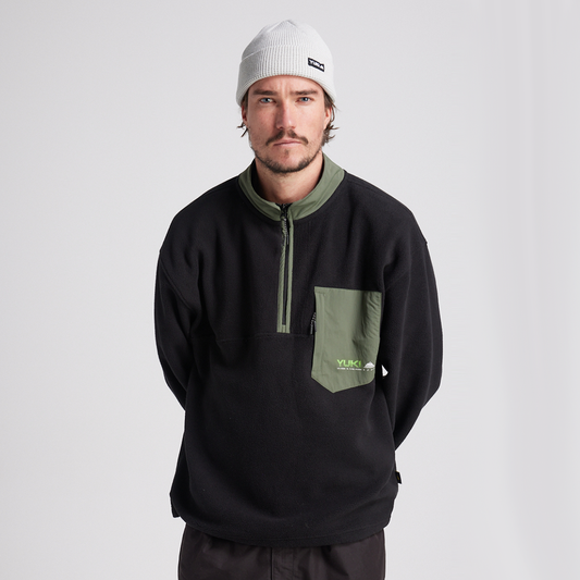 Yuki Threads Monte Fleece – Black