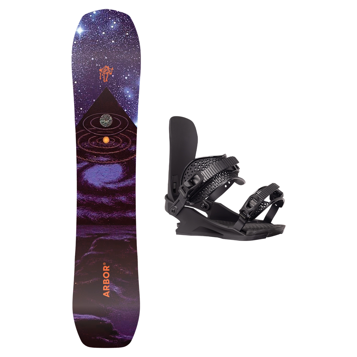 2027 Arbor Astrowaste Snowboard + Utility Binding Package