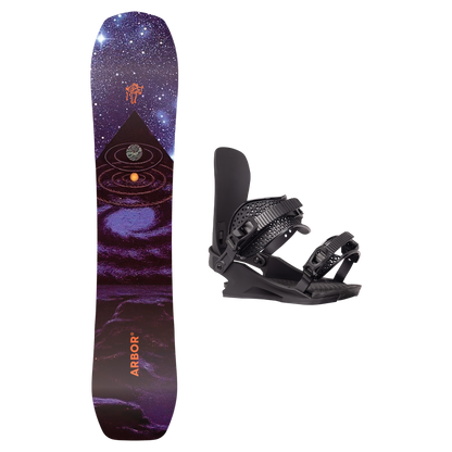 2027 Arbor Astrowaste Snowboard + Utility Binding Package