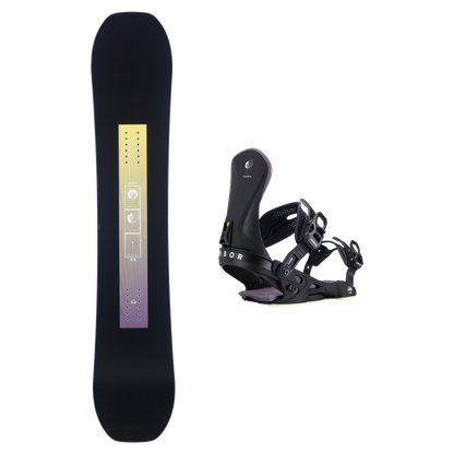 2027 Arbor Kuro Neko Snowboard + Sequoia Binding Package