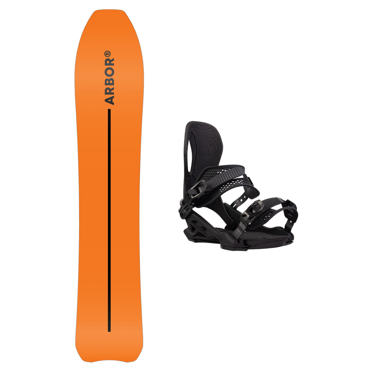 2027 Arbor Padre Snowboard + 2026 Cypress Binding Package