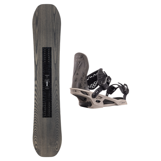 2027 Arbor Rain Snowboard + Spruce Binding Package