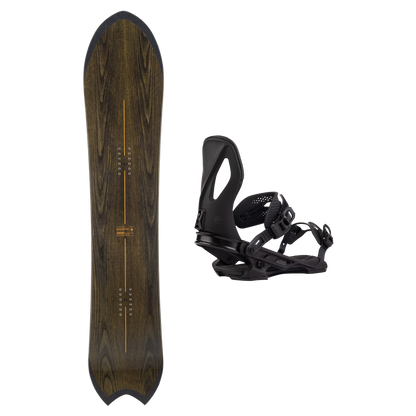 2027 Arbor Rooster Fish Snowboard + 2026 Cypress Binding Package