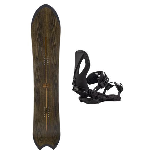 2027 Arbor Rooster Fish Snowboard + 2026 Cypress Binding Package