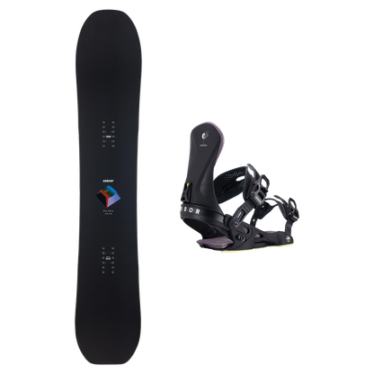 2027 Arbor Sin Cara Snowboard + Sequoia Binding Package