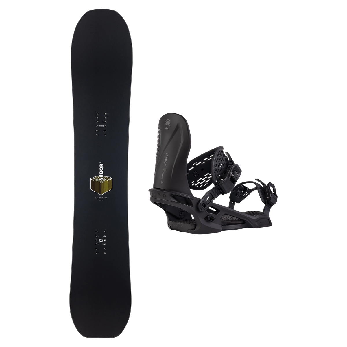2027 Arbor Sin Nombre Snowboard + Spruce Binding Package