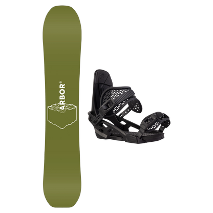 2027 Arbor Sin Nombre Snowboard + Spruce Binding Package