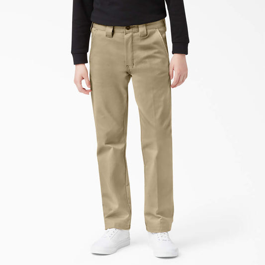 Dickies Boys' Flex Skinny Fit Pants – Khaki