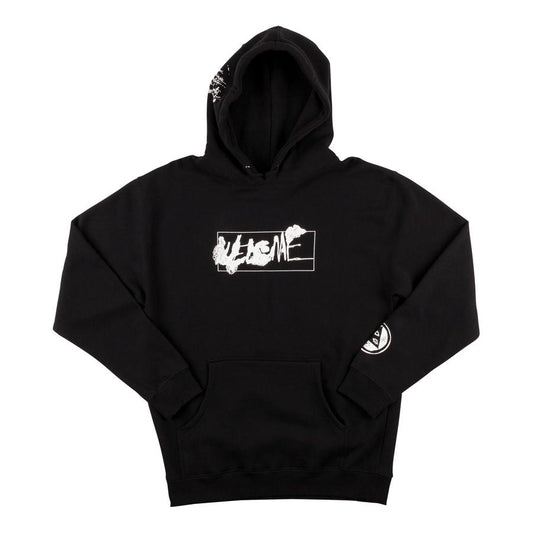 WELCOME BLEED PULLOVER HOODIE BLACK/WHITE