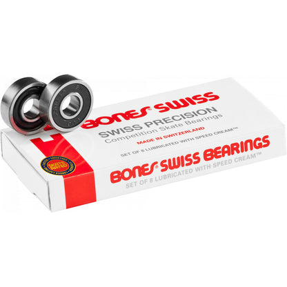 BONES - SWISS BEARINGS (8 PACK)