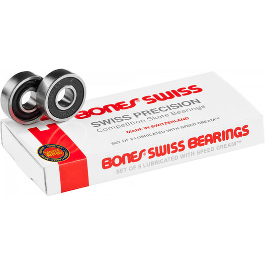 BONES - SWISS BEARINGS (8 PACK)