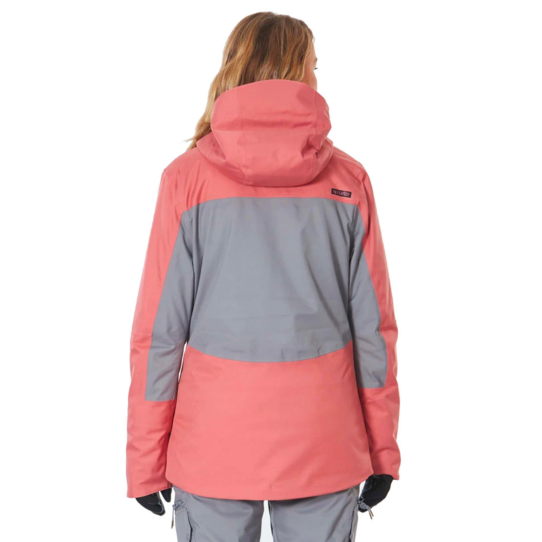 RIP CURL WOMENS FREERIDE SEARCH SNOW JACKET DUSTY CEDAR