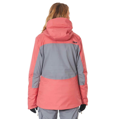 RIP CURL WOMENS FREERIDE SEARCH SNOW JACKET DUSTY CEDAR