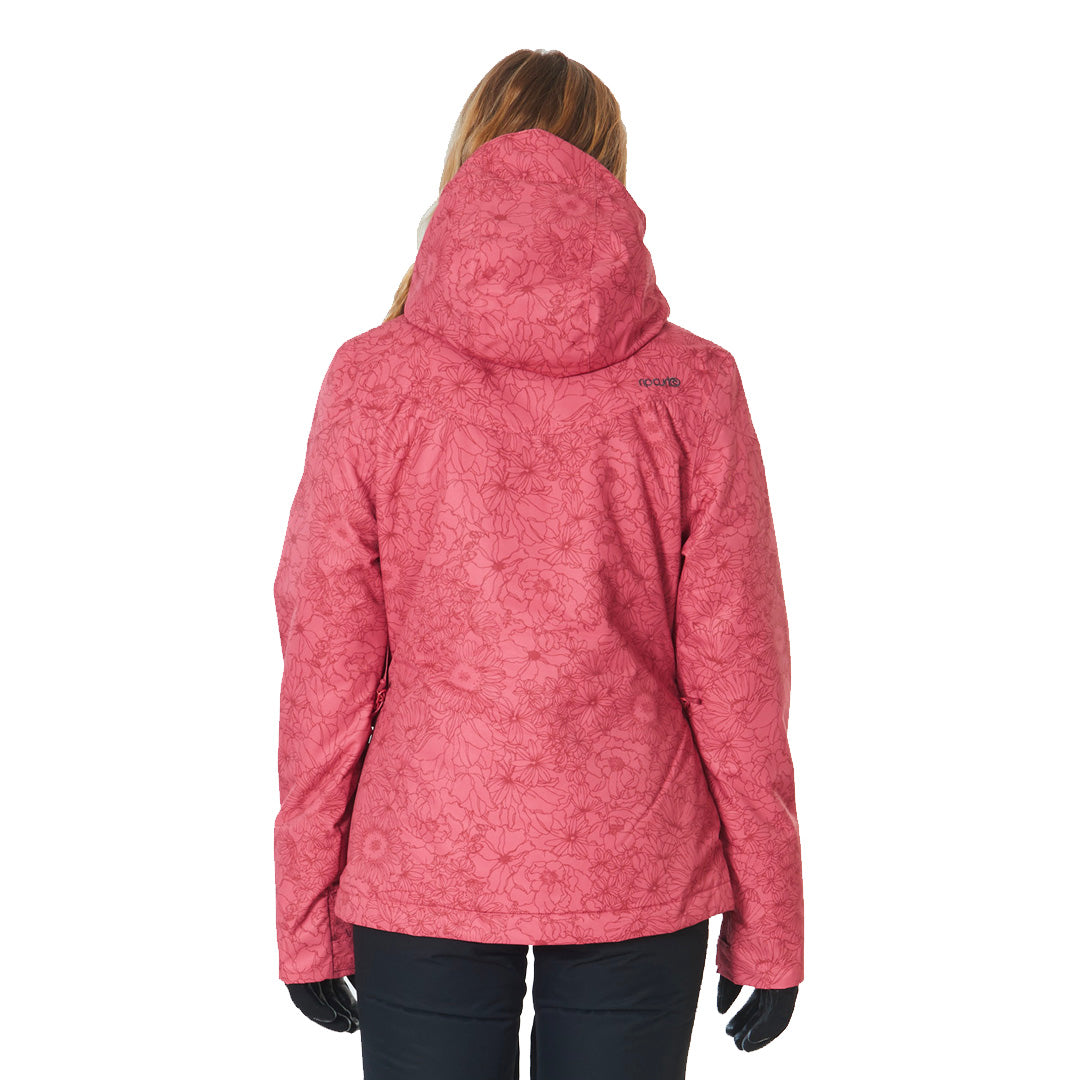 RIP CURL WOMENS BELOW JACKET DUSTY CEDAR