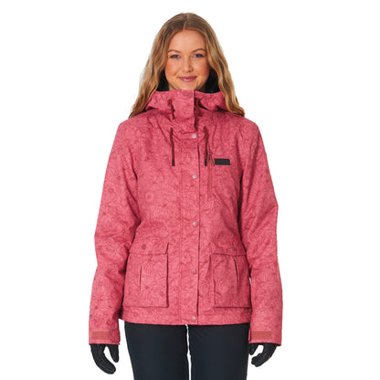 RIP CURL WOMENS BELOW JACKET DUSTY CEDAR