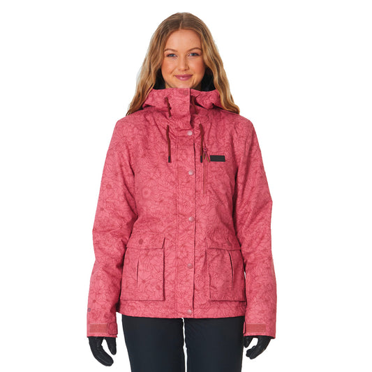 RIP CURL WOMENS BELOW JACKET DUSTY CEDAR