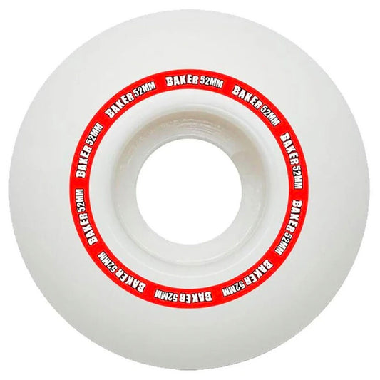 BAKER RED STRIPE WHEELS - 52MM