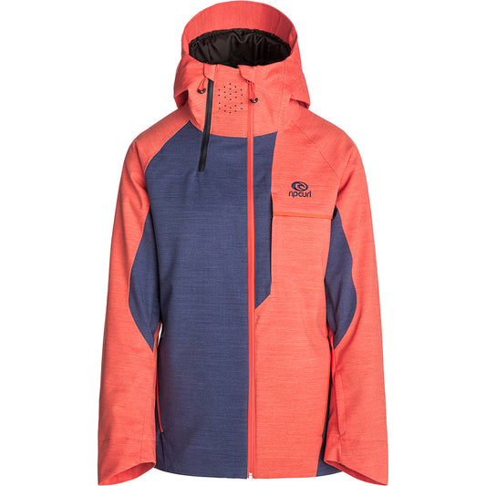 RIP CURL PRO GUM WOMENS JACKET HOT CORAL