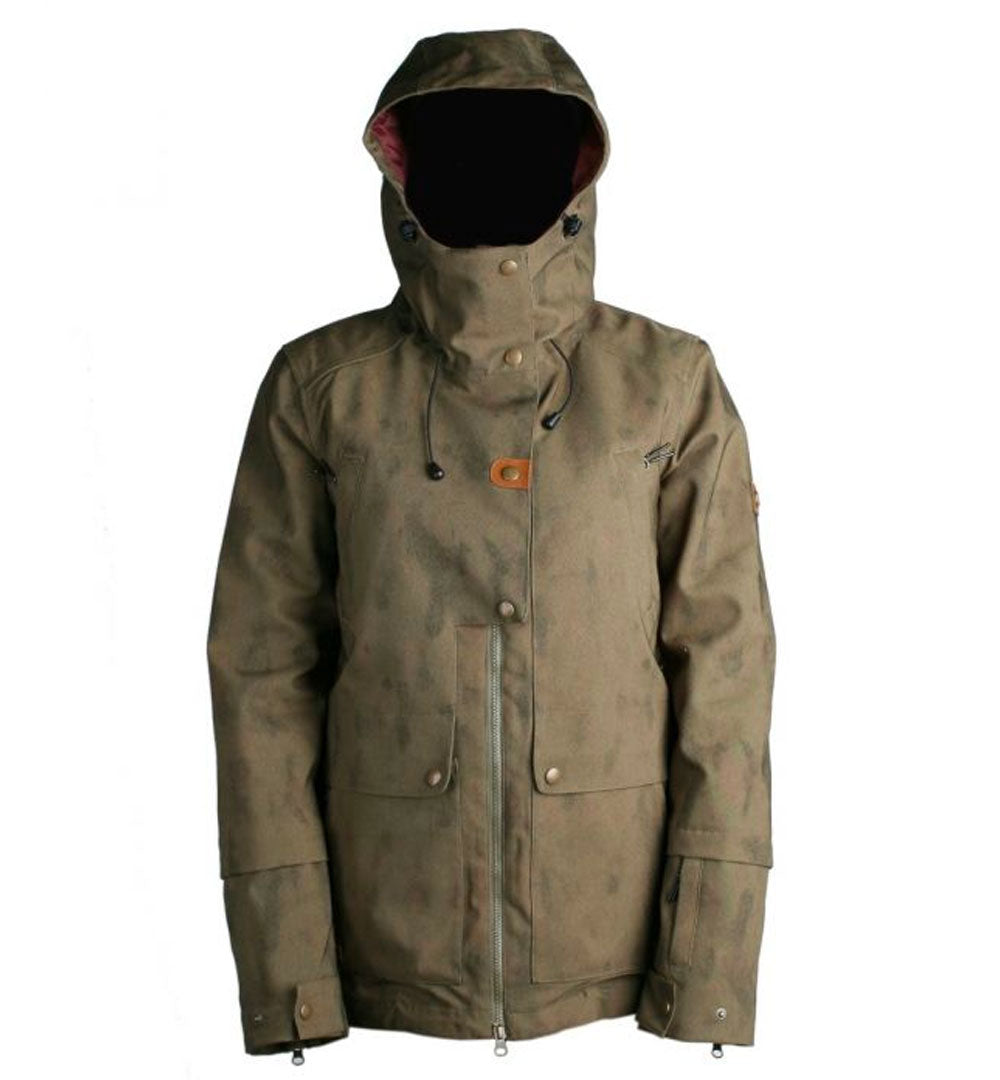 RIDE MAGNOLIA WOMENS JACKET OLIVE WASH OUT