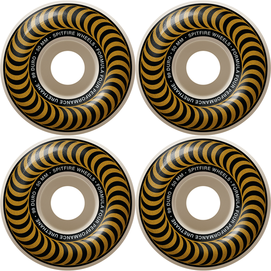 SPITFIRE F4 CLASSIC SWIRL 99D  WHEELS GOLD - 50MM