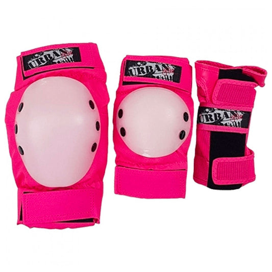 URBAN SK8ER PROTECTIVE GEAR TRI PACK PINK