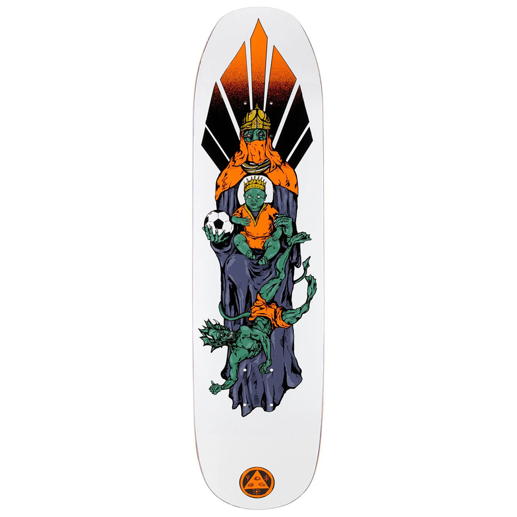 WELCOME FUTBOL ON SON OF MOONTRIMMER DECK WHITE - 8.25