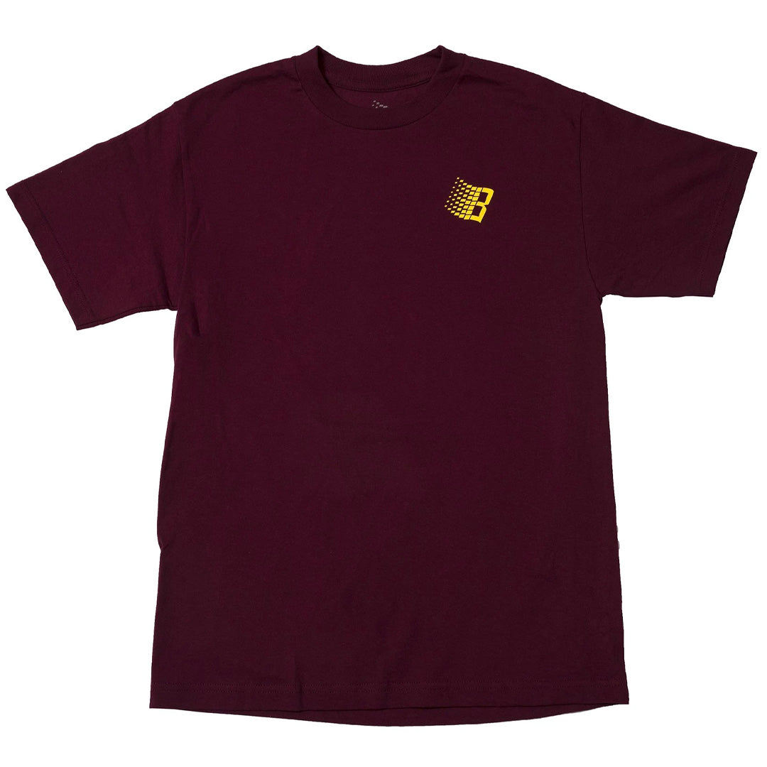 BRONZE INTERNATIONAL TEE BURGUNDY