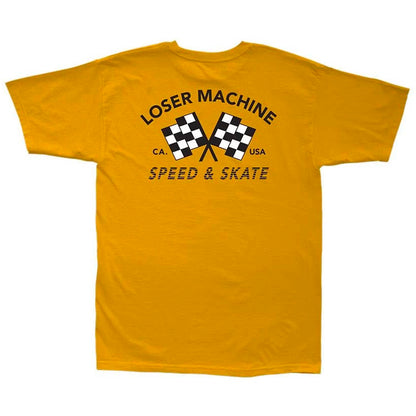 LOSER MACHINE DAYTONA TEE GOLD