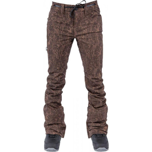 L1 - HEARTBREAKER - WOMENS SNOWBOARD PANTS - BROWN ACID